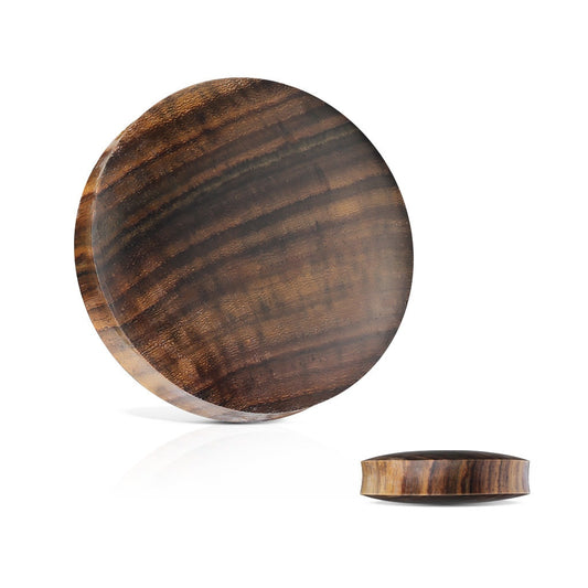 Organic Sono Wood Saddle Fit Plugs (Pairs)